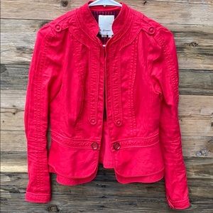 Anthropologie | Elevenses Military Style Jacket size 2